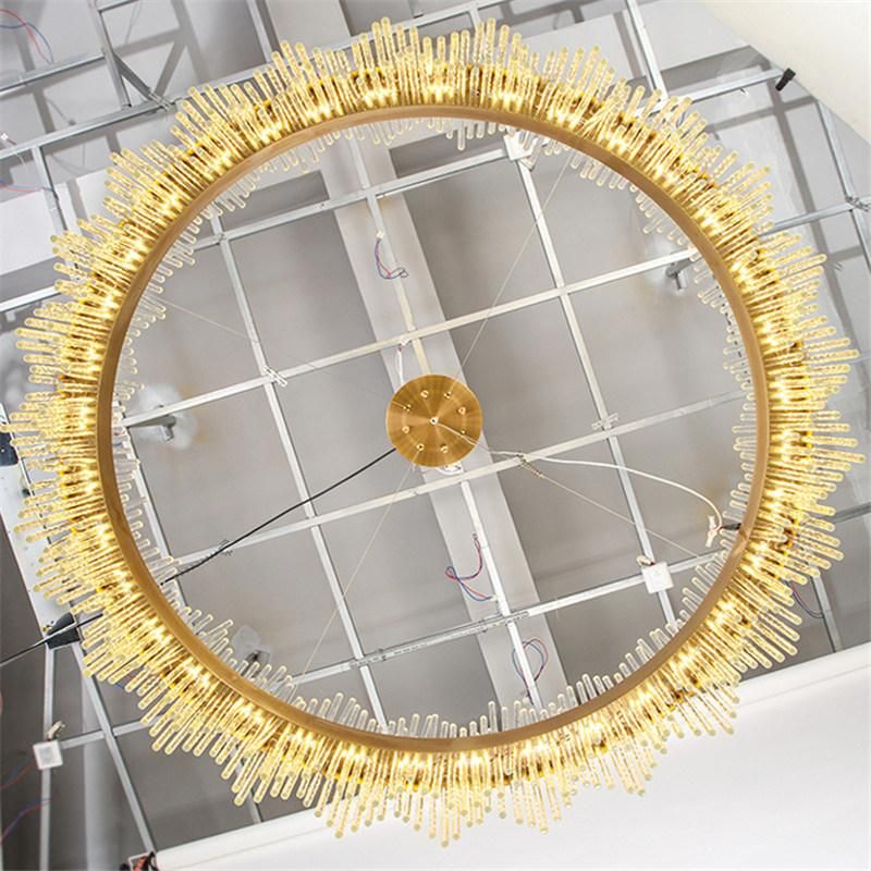 Custom Made Decorative Project Crystal LED Pendant Lighting