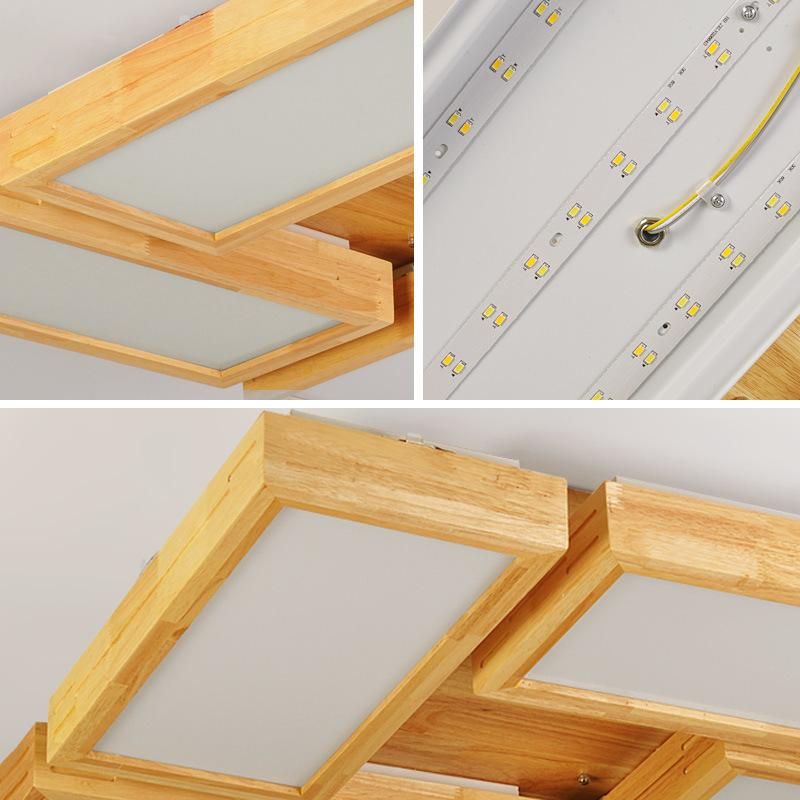 Wood Effect Ceiling Lights for Indoor Home Guzhen Lighting (WH-WA-01)