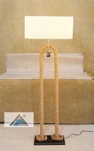 Square Rope Standing Floor Lamp with Fabric Shade (C5008262-7)