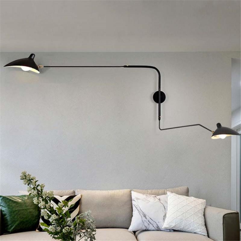 Spider Serge Mouille Wall Lights Bedroom Industrial Retro Wall Lamp Creative Simple Living Room LED Light Fixtures