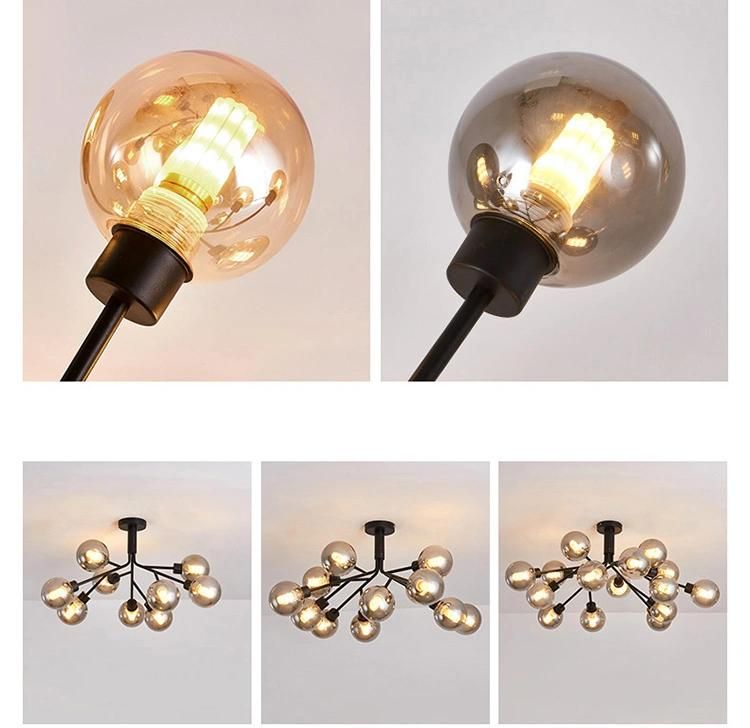 Modern Light Dining Table Pendant Light LED Aluminum Black Color for Home Decoration