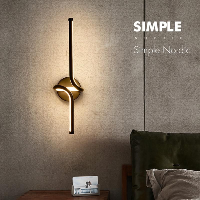 Light Luxury Simple Modern Creative LED Lamp Corridor Living Room TV Background Wall Light