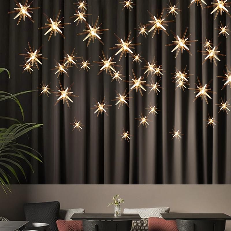 Exhibition Hall Lobby Crystal Chandelier Living Room Lamp Pendant Lamp