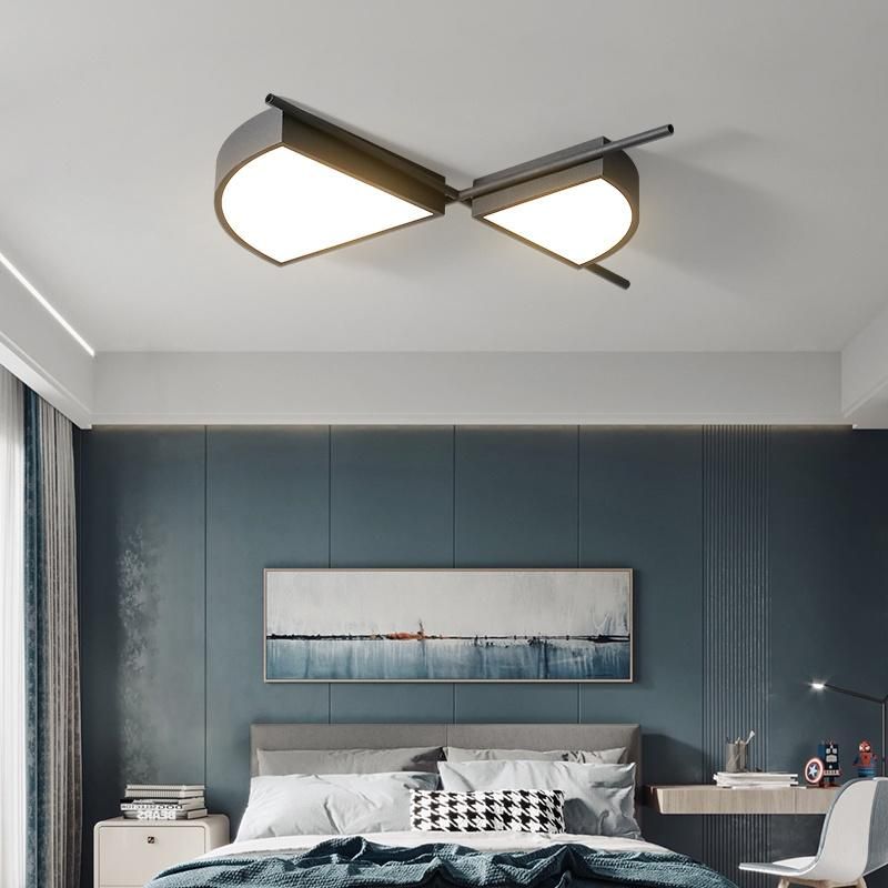 Black White Concise Style Modern Ceiling Lamp Pendant Lamp Bedroom Lamp