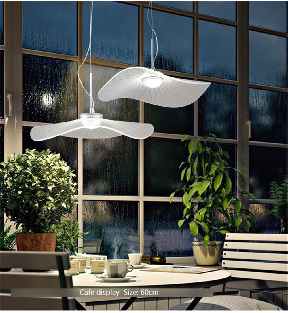 Simple Modern Transparent Colorful Acrylic Pendant Light Nordic Restaurant Kitchen Hanging Lamps Living Room Home Decor Hanglamp