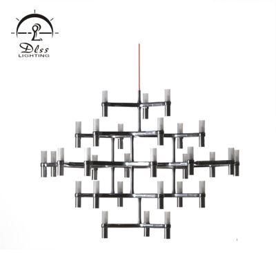 High Quality Metal Glass Material LED Decorative Pendant Light Chandelier