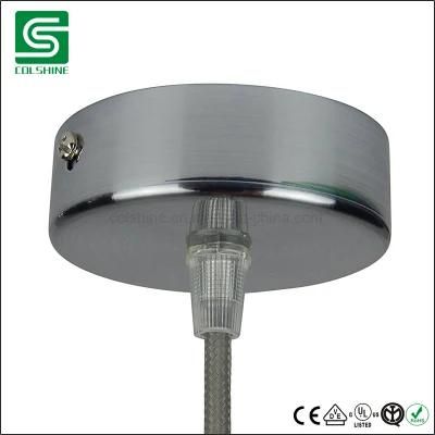 Metal Ceiling Canopy in Chrome Color for Pendant Lamp