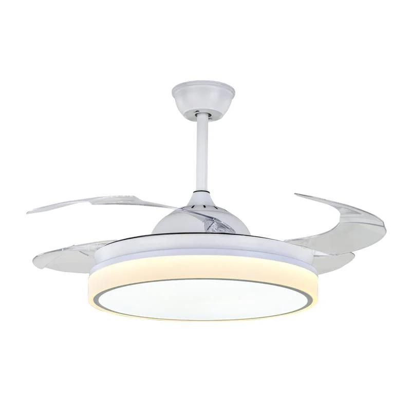 Modern Minimalist Interior Lighting Bedroom Dining Room LED Ceiling Fan