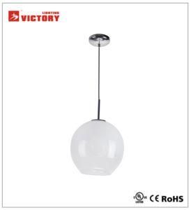 Modern Chrome Glass Chandelier LED Pendant Light with Ce