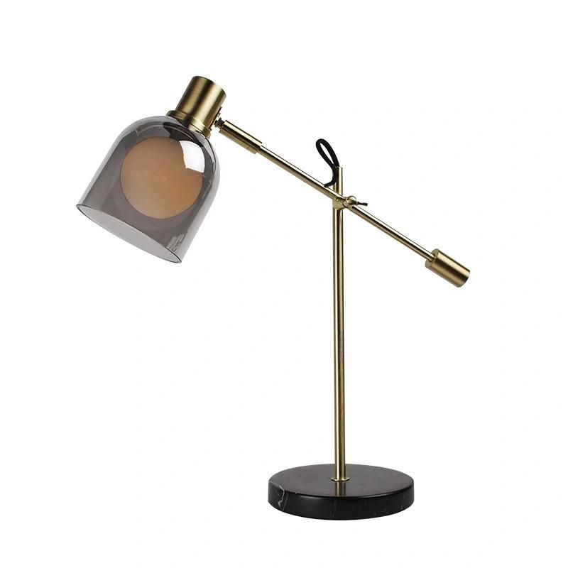 Post-Modern Creative Personalized Iron Study Desk Lamp Nordic Simple Desk Bedroom Bedside Lamp