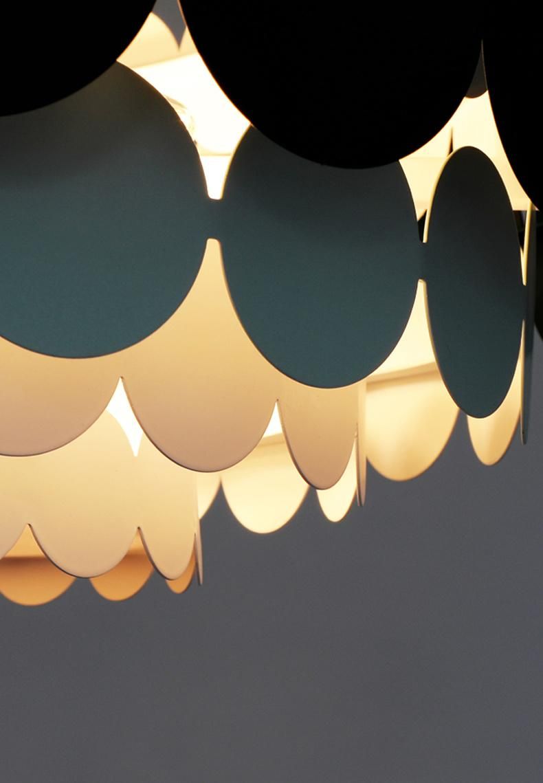 Macaron Color Chandelier Modern Pendant Light for Living Room, Foyer