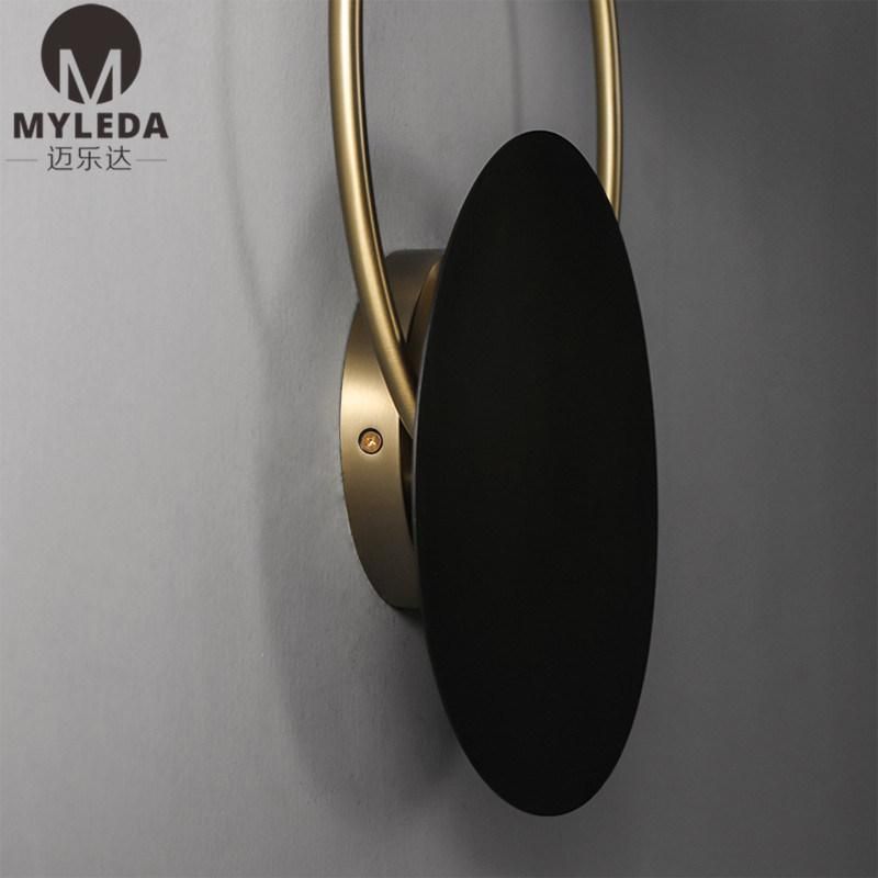 Industrial Gold Raw Brass Modern MID Century Wall Sconce Light