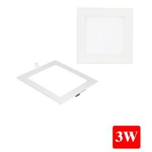 3W Recessed Ceiling LED Flat Panel Lights