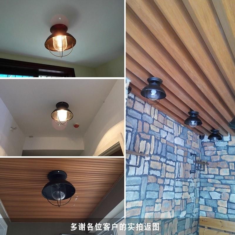 Contemporary Industrial Ceiling Lighting Fixtures Black Color for Home Lamp (WH-LA-21)
