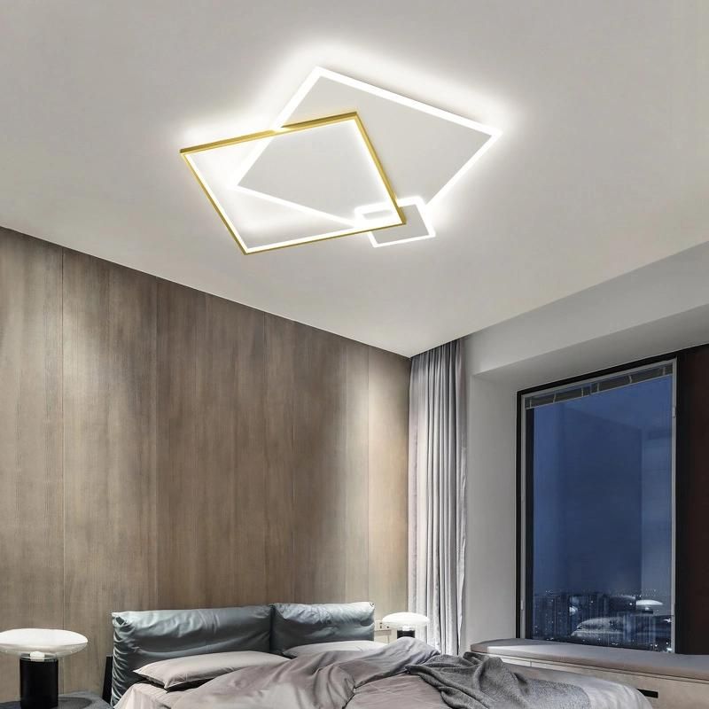 Square Modern Style Creative Design Ceiling Lamp Pendant Lamp Bedroom Lamp