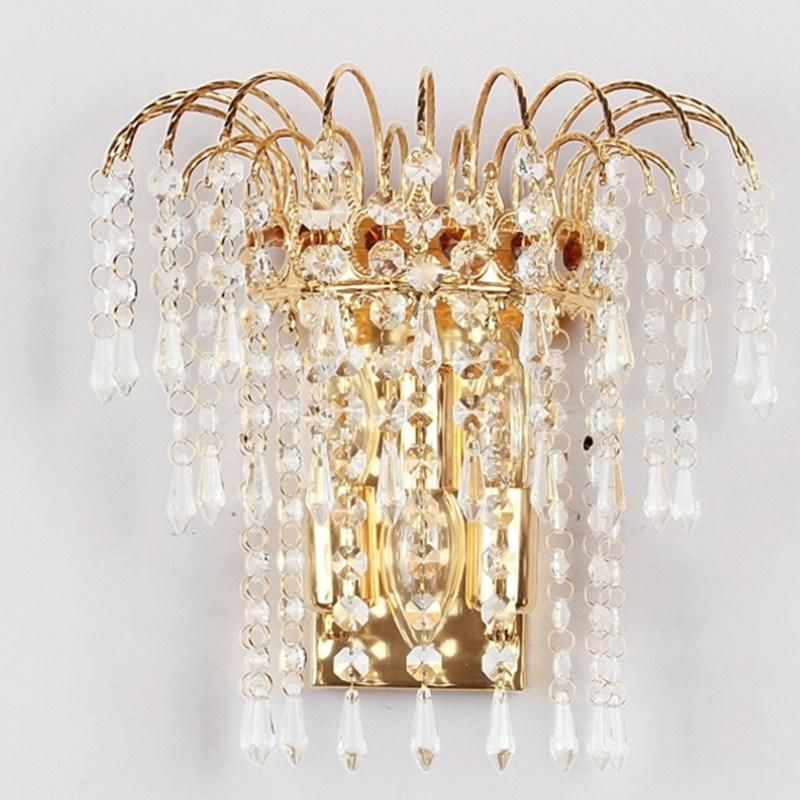 Crystal Wall Lamp Bedroom LED Wall Light Living Room Bathroom Crystal Light Fixture (WH-OR-156)