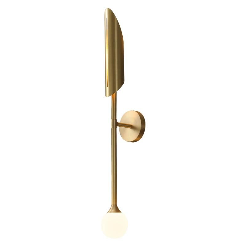 Golden Metal Wall Lamp Living Room Lamp Bedside Lamp Bedroom Lamp