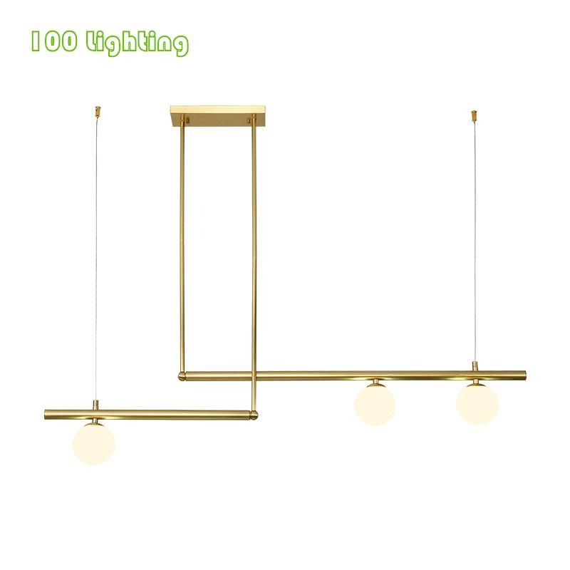 Modern Minimalist Long Pendant Lamp LED Restaurant Bar Kitchen Coffee Shop Light Nordic Lamp (WH-AP-255)