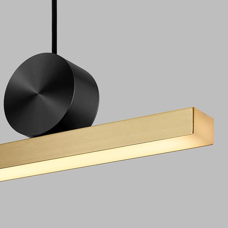 Nordic Long Pendant Light Designer LED Linear Pendant Lights for Lighting Restaurant Suspension Lamp (WH-AP-134)