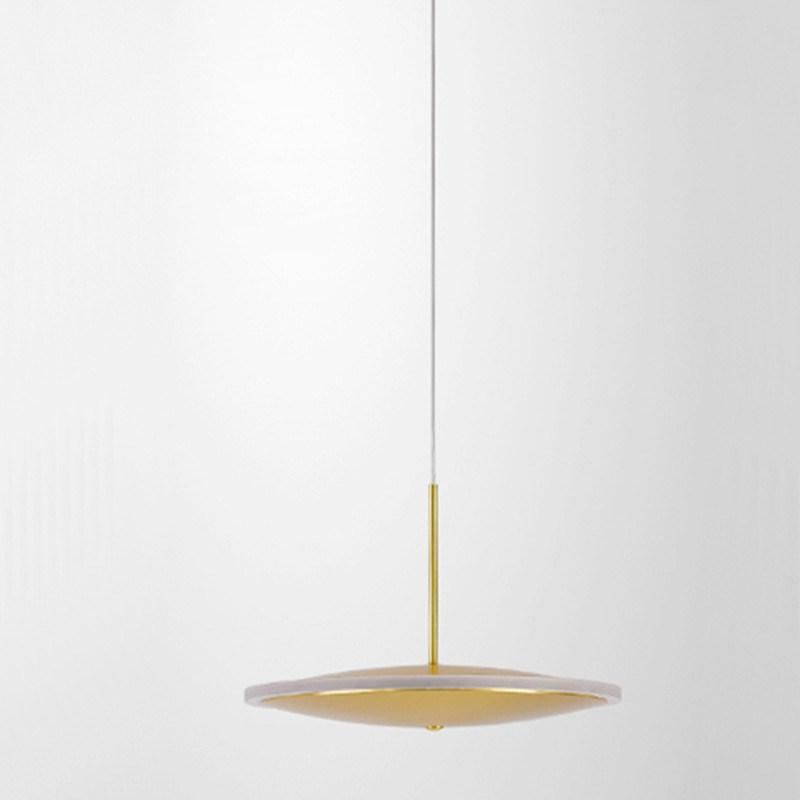 Nordic Iron Pendant Light Gold Lights Creative Round Lights Restaurant Bedroom Living Room LED Pendant Lamp (WH-AP-114)