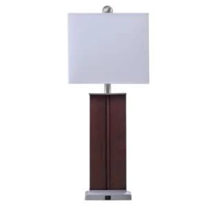 Elegant Square Hotel Nightstand Lamp