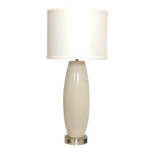 Antique Ivory Crackle Ceramic Table Lamp for Hotel/Room Lignting