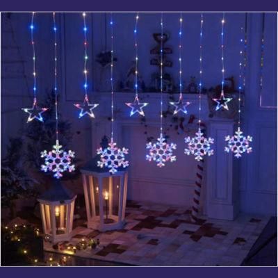 Stars Snowflakes Decorate Hanging Light Christian Gift for Gc-Lt-0064