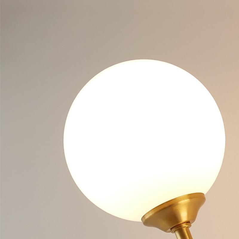 Living Room Bedroom Light Double Head Creative Modern Simple Copper Crystal Wall Lamp