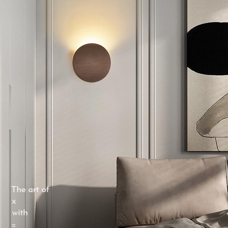 Wall Lamp LED Modern Bedside Nordic Round Living Room Wall Lamp