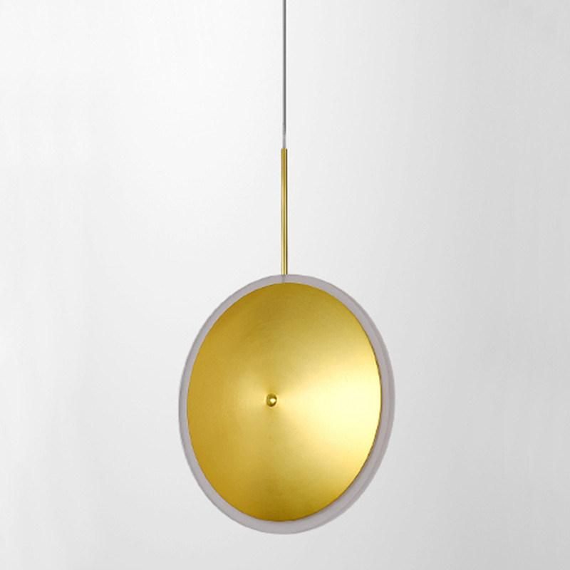 Nordic Iron Pendant Light Gold Lights Creative Round Lights Restaurant Bedroom Living Room LED Pendant Lamp (WH-AP-114)