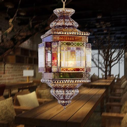 Arabic Copper Pendant Lamp for Indoor Home Lighting Decoration