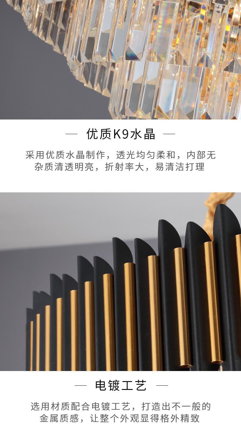 Modern LED Crystal E14 Chandelier Pendant Light for Lighting Decoration Lamp