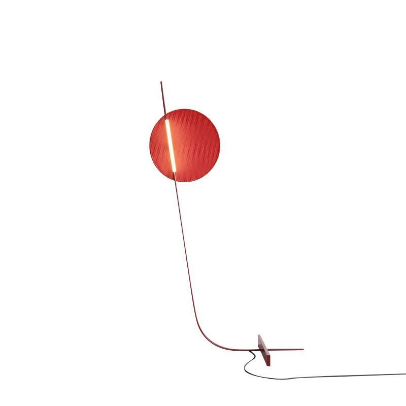 Nordic Red LED Floor Lamp Living Modern Minimalist Room Home Creative Decor Standing Lamp (WH-MFL-105)