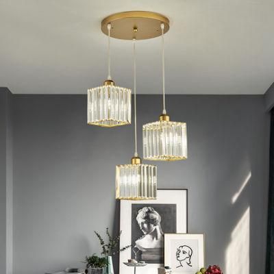 2021 Modern Low Ceiling LED Pendant Light Crystal Home Kitchen Chandeliers &amp; Pendant Lights Lighting