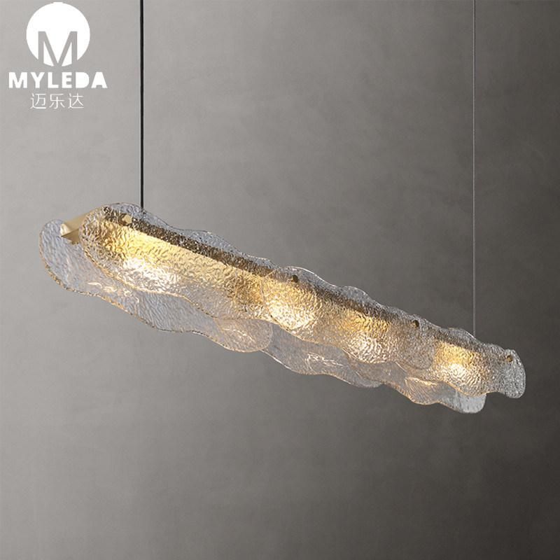 Crystal Glass Living Room Bar Restaurant Pendant Light