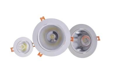 IP44 Safe Hotel Home Restaurant Isolated Driver Recessed Ceiling Anti-Glare 3-in-1 Color 15W LED COB Spotlight Panel Light Downlight