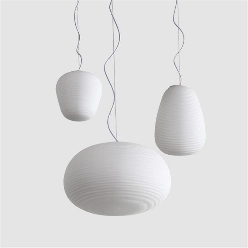 Modern Suspended Hand Blown Glass Pendant Lights