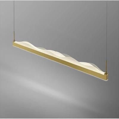 Simple Style Concise Linear Pendant Lamp Restaurant Bar Lamp Office Lamp