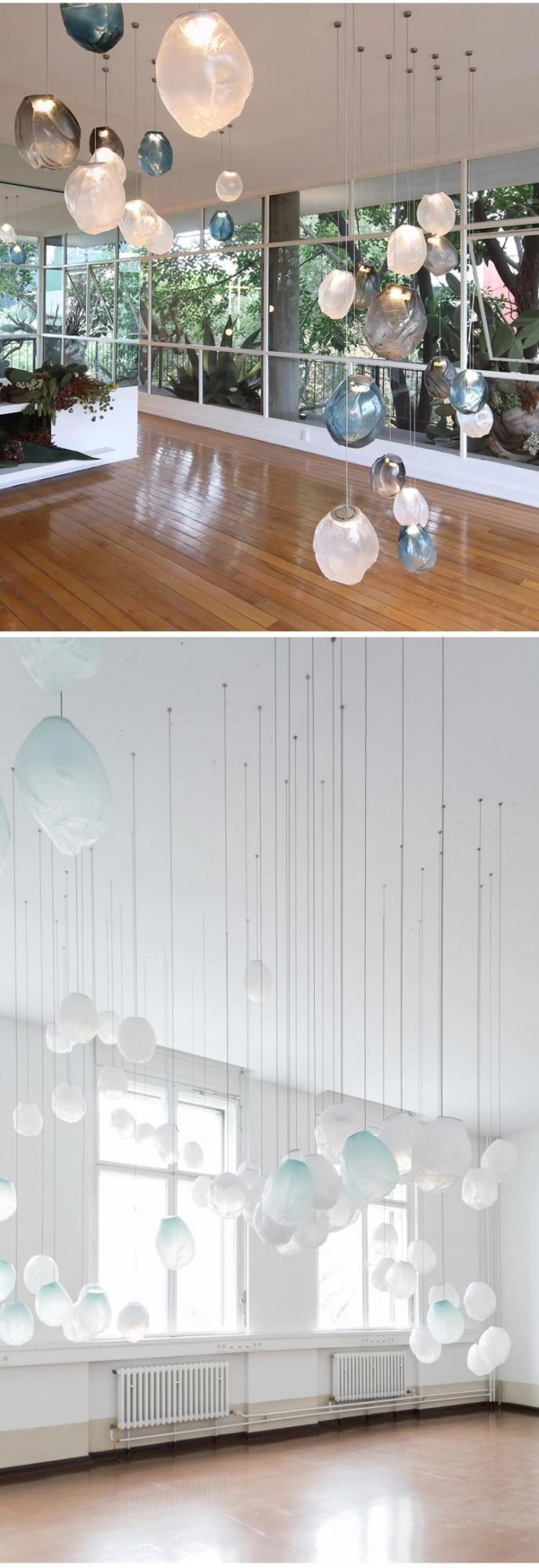 Round White Custom Modern Decorative Hanging Pendant Light