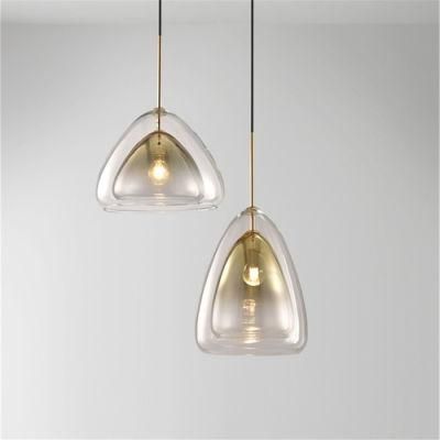 Modern Simple Design Restaurant LED Pendant Lights Dining Room Creativity Glass E27 Hanglamp Bar Kitchen Hanging Lights Fixtures