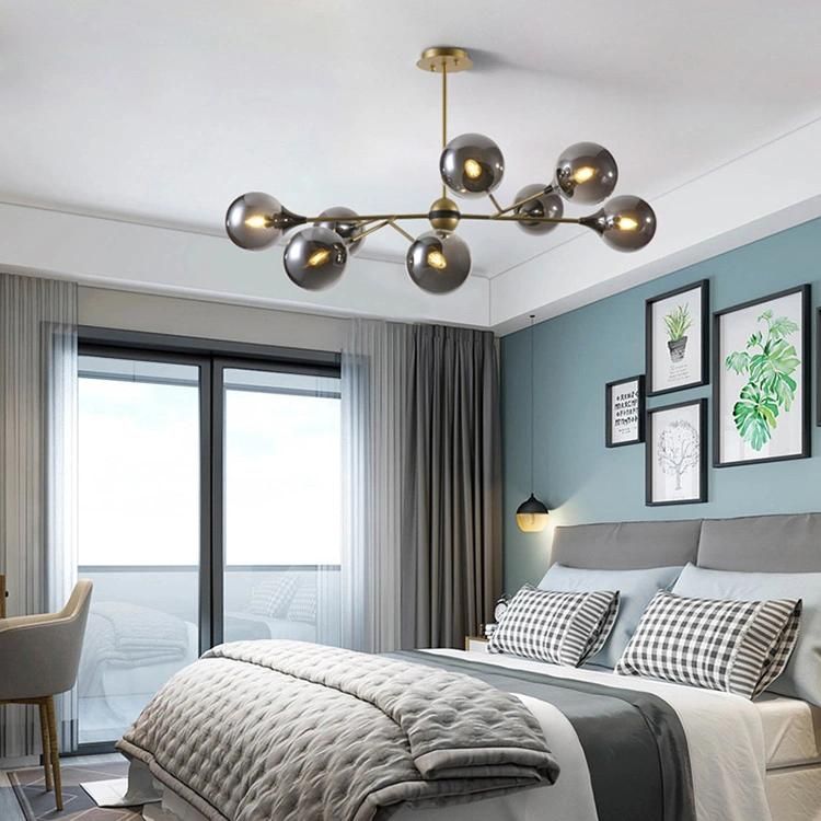 Modern Light Bulb Covers Indoor Chandelier Pendant Lamp in Aluminium Decoration Lighting