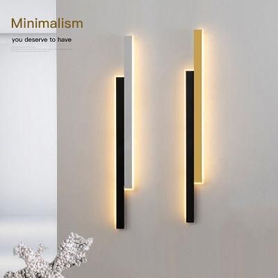 Modern LED Wall Lamps for Living Room Bedroom Bedside Stairs Surface Mounted Sofa Background Lights Home Long Corridor Sconce