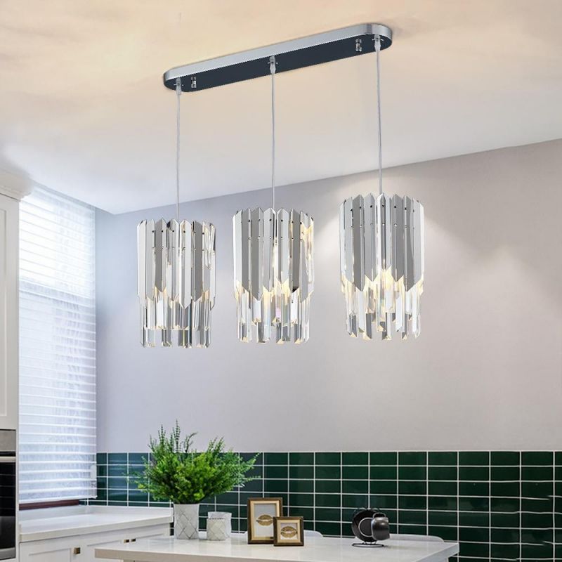 Crystal Modern LED Chandelier for Living Room Kitchen Dining Room Bedroom Bedside Luxury Indoor Lighting