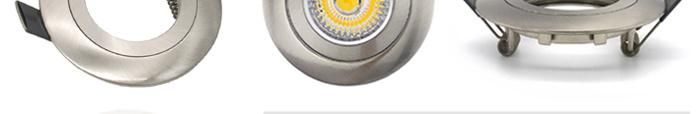 Round Fixed Recessed White LED Downlight Lamp Lighting Fixture Frame (LT1102)