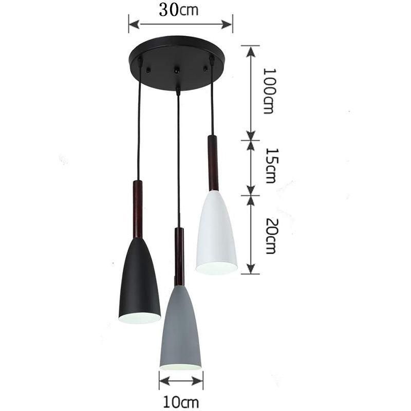 Modern 3 Pendant Lighting Nordic Minimalist Pendant Lights Over Dining Table Kitchen Island Hanging Lamps Dining Room Lights