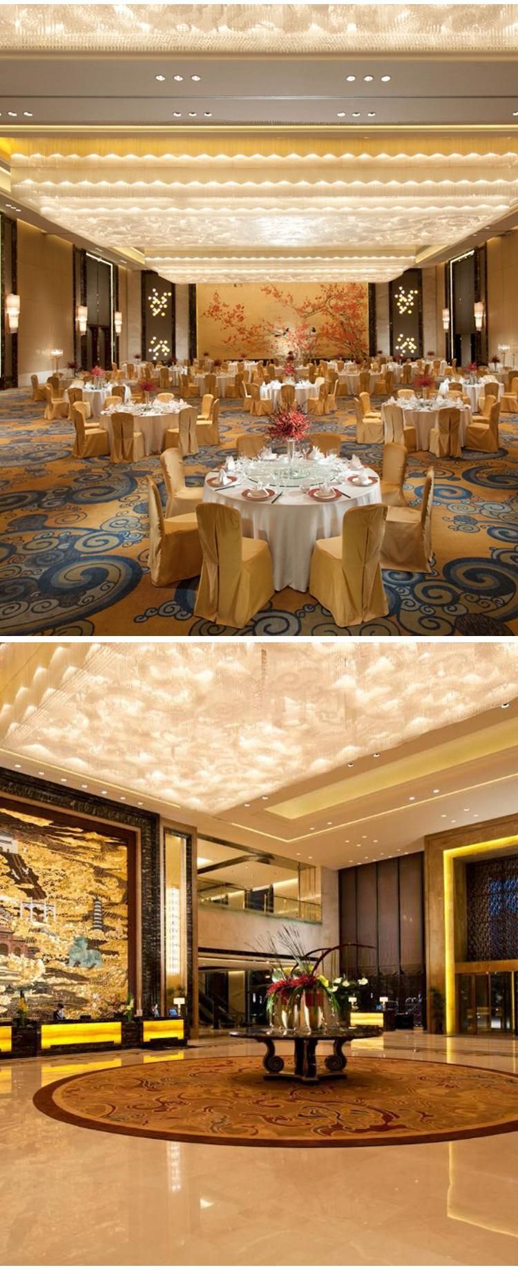 Modern Style Decoration Show Room Custom Project Luxury Glass LED Chandelier Lamp
