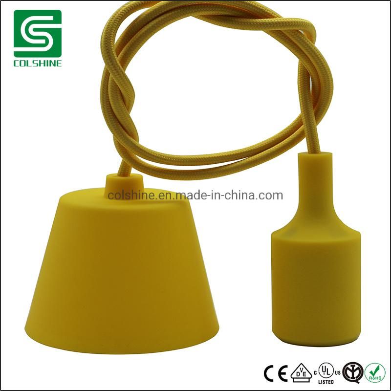 Ceiling Lighting E27 Colorful Plastic Pendant Lamp