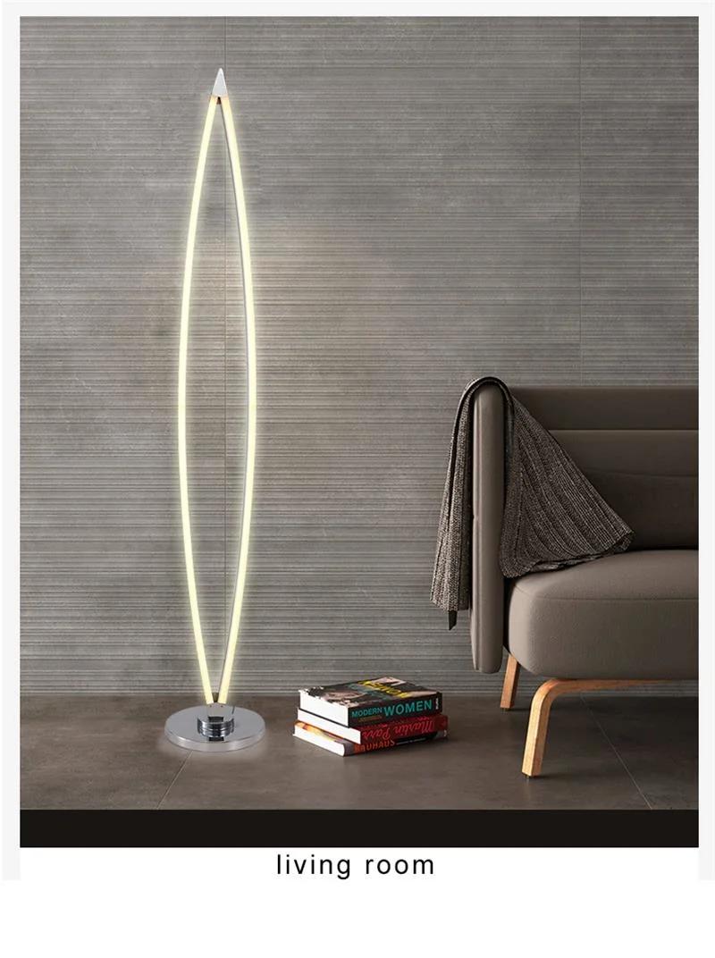 Creative Line Decoration Energy Saving Simple LED Modern Floor Lamp