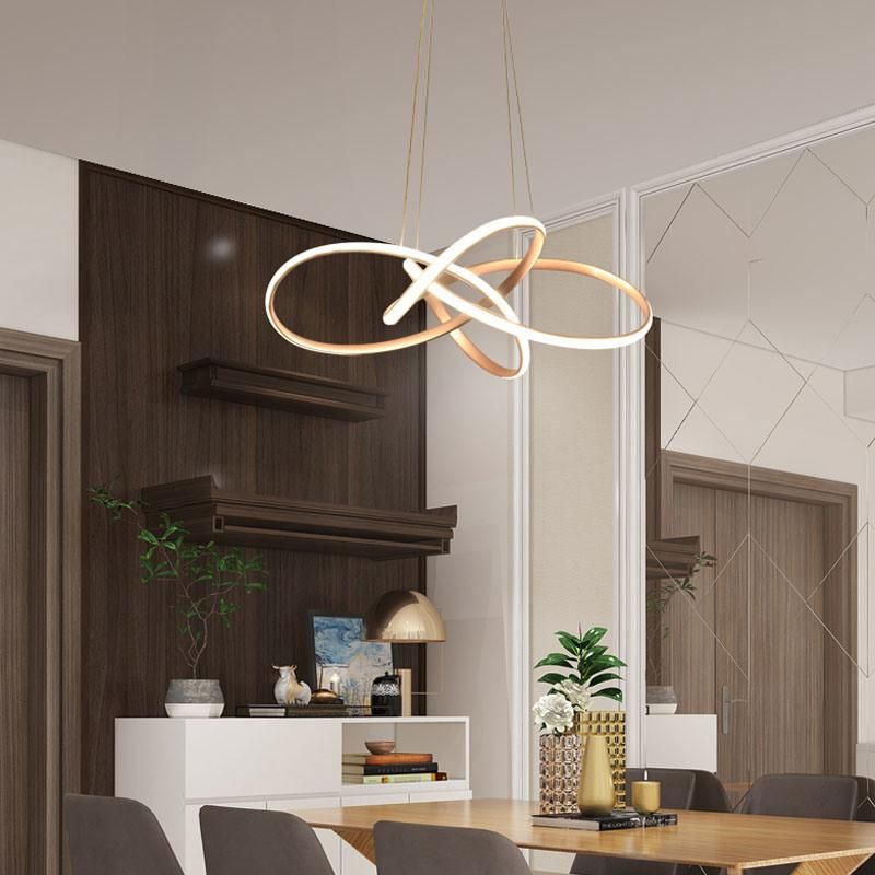 2022 Factory Pop Living Dining Room Simple Modern Home Chandeliers Hotel Decorative LED Lighting Pendant Lamp