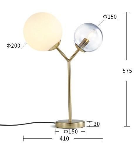 Nordic Creative Romantic Ball Table Lamp Simple Modern Living Room Decorative Lamp Study Bedroom Bedside Table Lamp